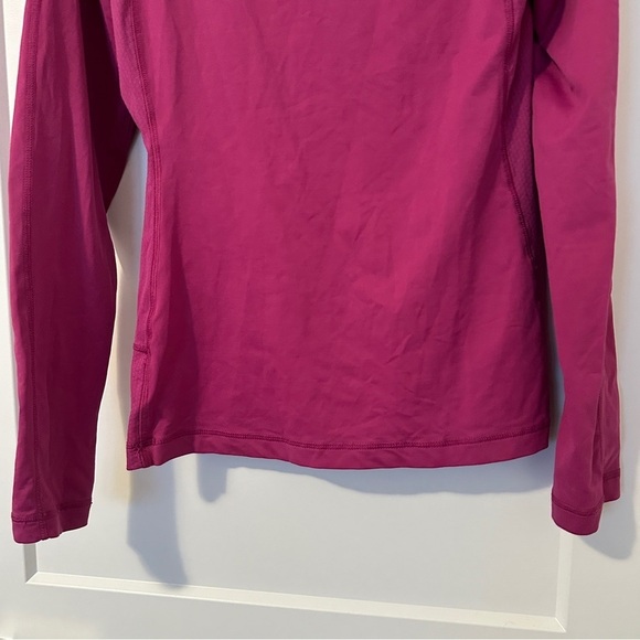 Lululemon Athletica Magenta Long Sleeve High Collared Top Size 6 Women’s - Picture 7 of 10